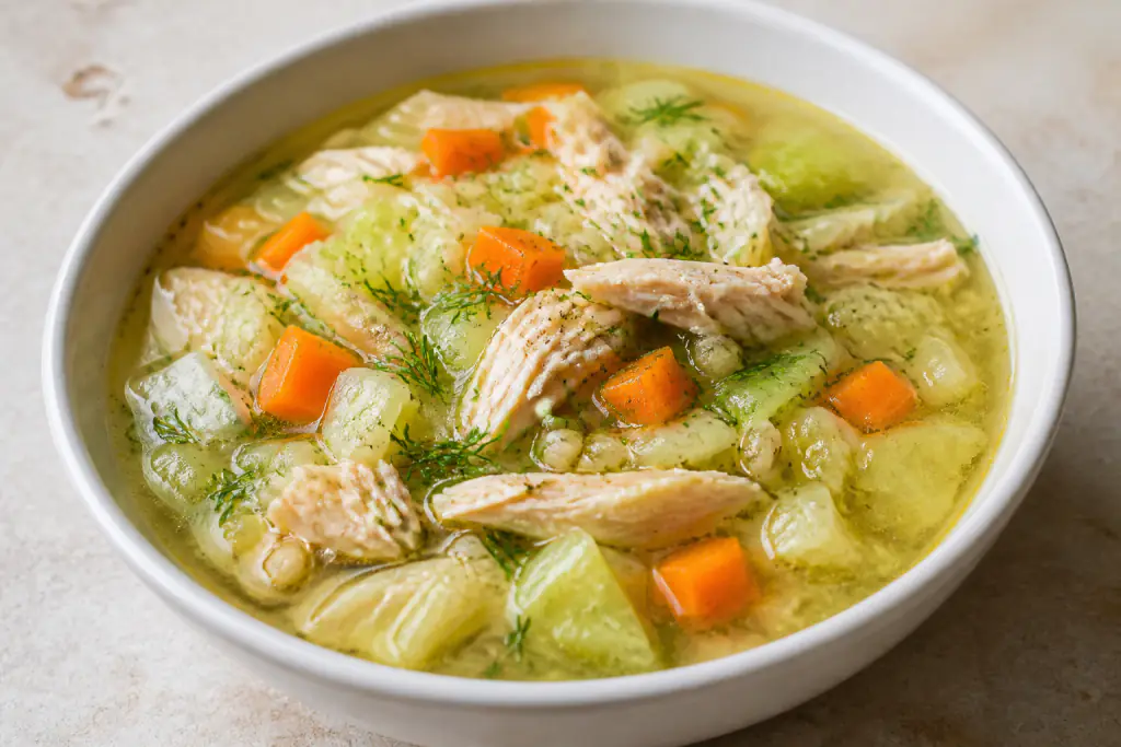 Australian-Inspired Hypertension-Friendly Chicken Oat Cabbage Soup
