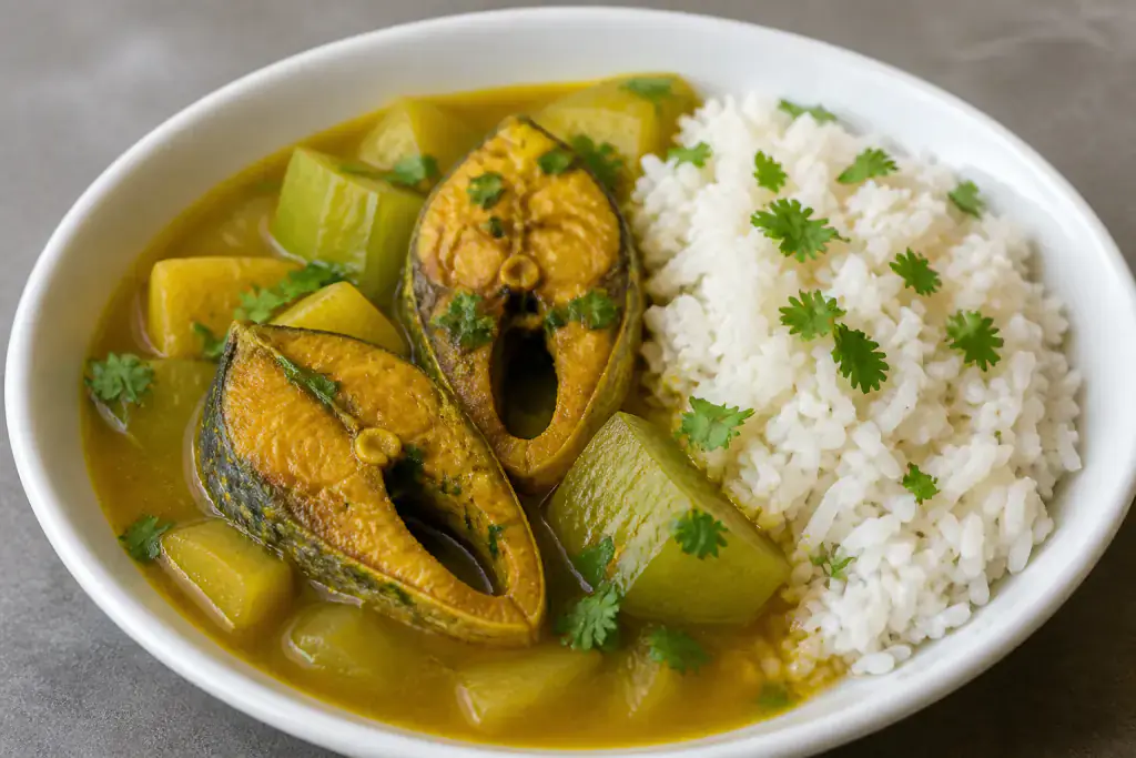 Bangladeshi Fish Vegetable Jhol