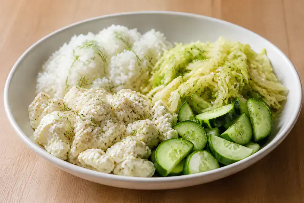 Brazilian Kidney-Caution Egg White Rice Cabbage Bowl