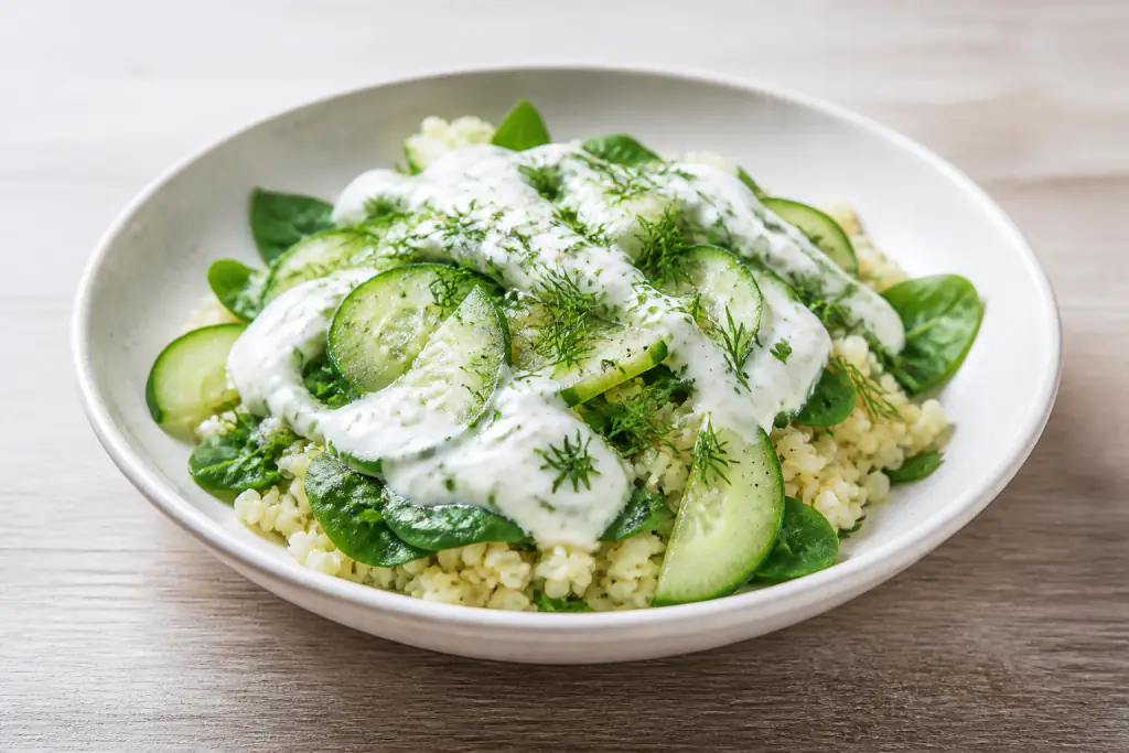 Dutch-Inspired Calcium-Support Yogurt Millet Cucumber Bowl