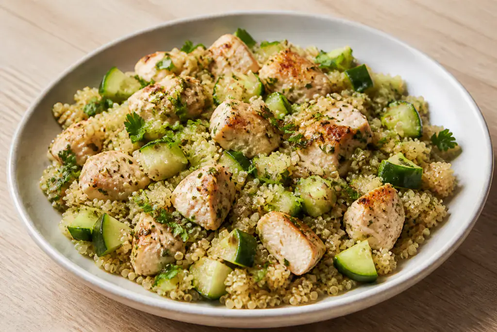 Allium-Free Chicken Herb Quinoa