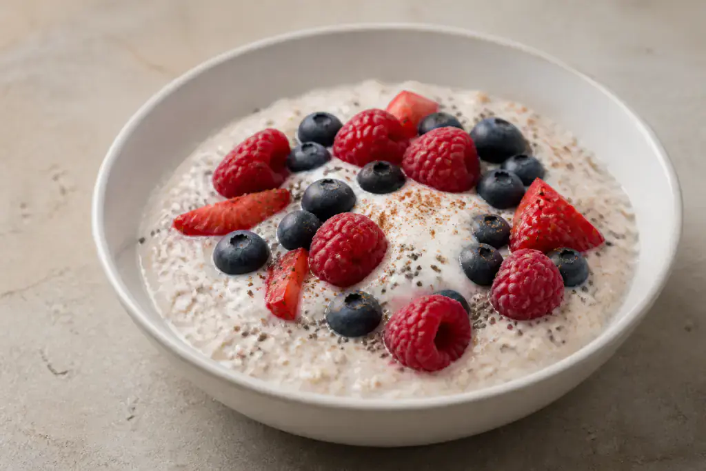 Berry Yogurt Overnight Oats
