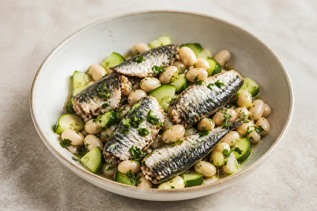 Mediterranean Sardine White Bean Bowl