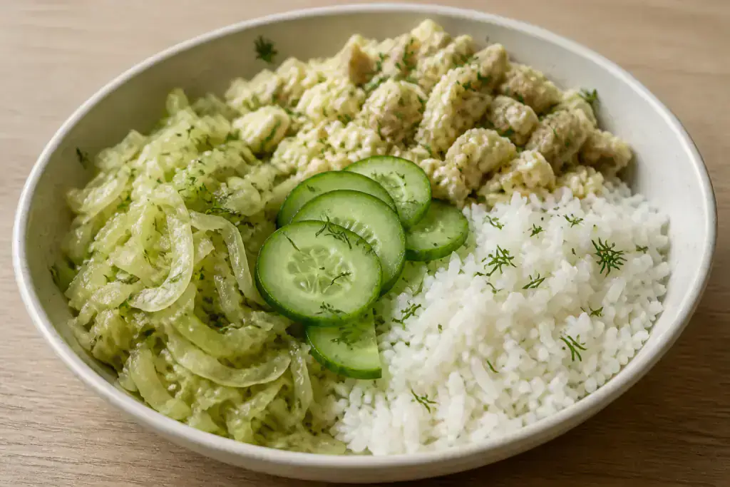 Nigerian Kidney-Caution Egg White Rice Cabbage Bowl