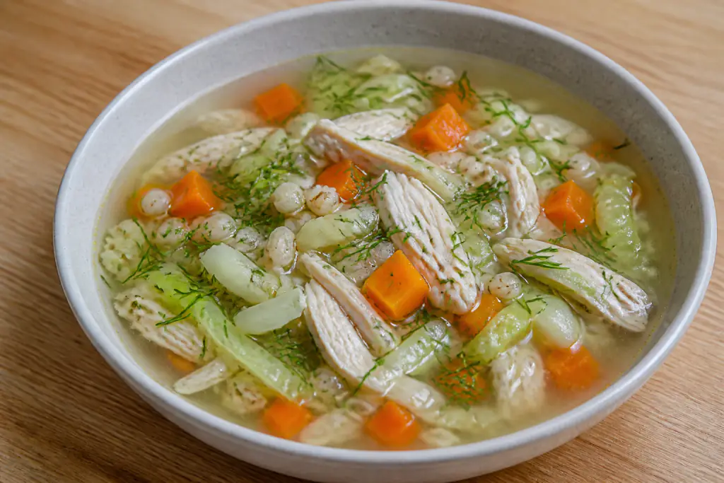 Oaxacan-Inspired Hypertension-Friendly Chicken Oat Cabbage Soup