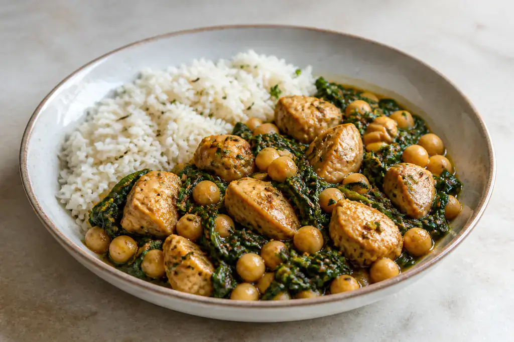 Pakistani Chicken Chana Bowl