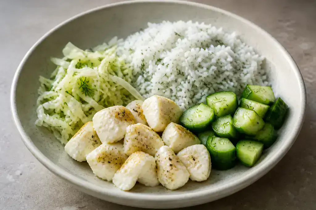 Persian Kidney-Caution Egg White Rice Cabbage Bowl