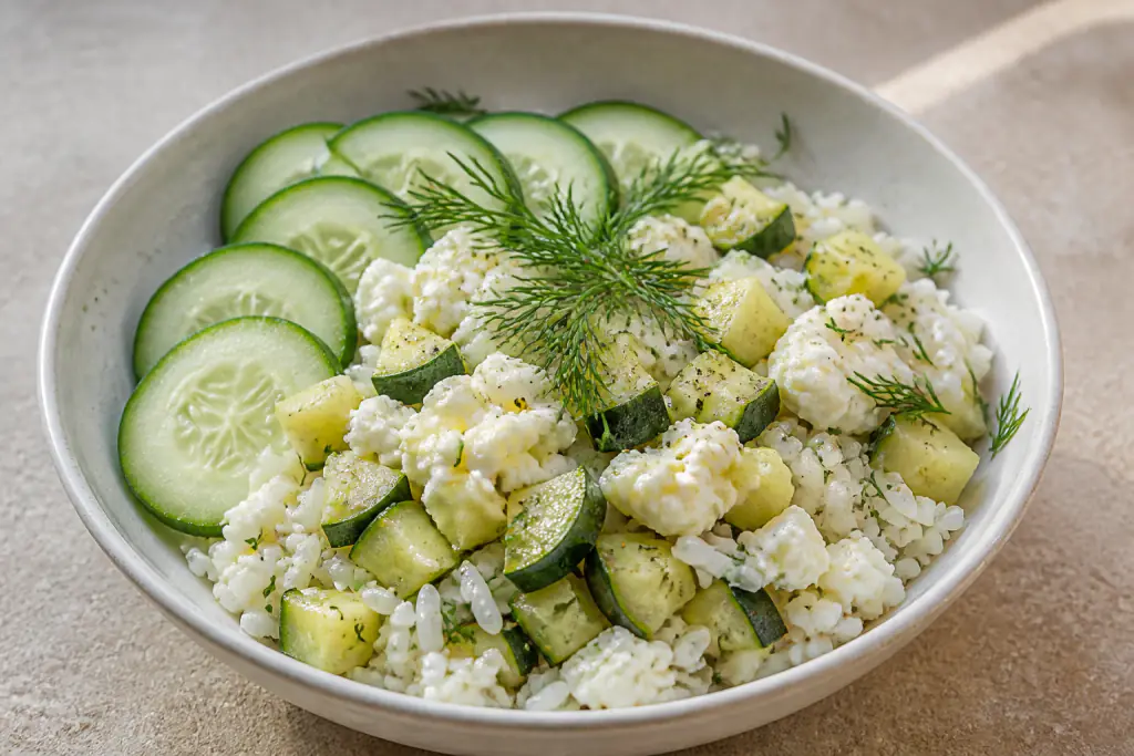 Saudi-Inspired Kidney-Caution Egg White Rice Zucchini Bowl