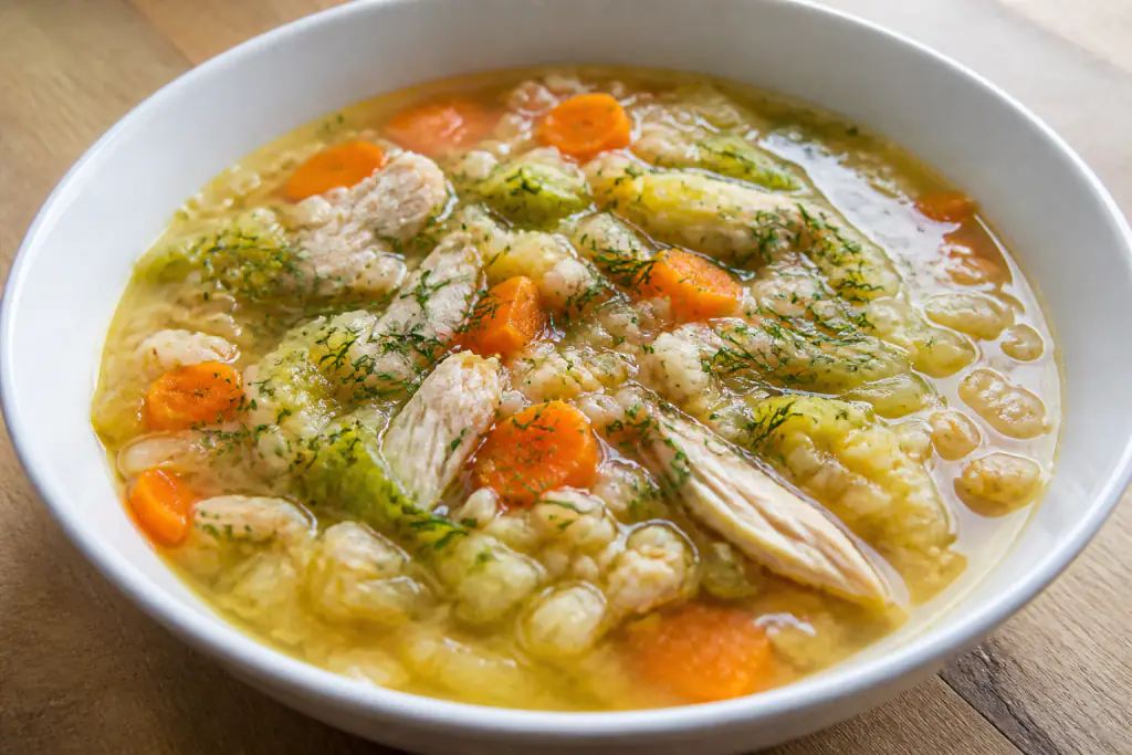 Venezuelan-Inspired Hypertension-Friendly Chicken Oat Cabbage Soup