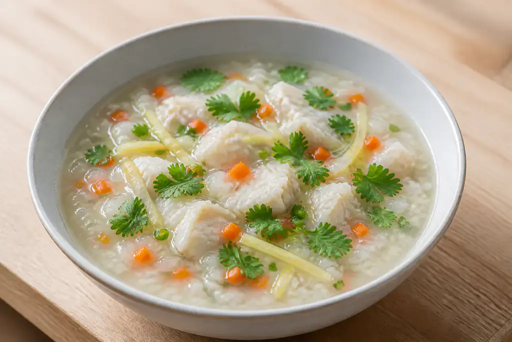 Vietnamese Ginger Fish Congee