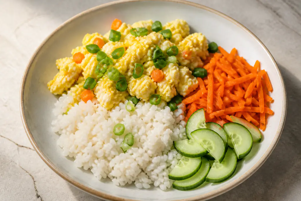 Egg Rice Carrot Bowls for Low-FODMAP-Style Breakfasts